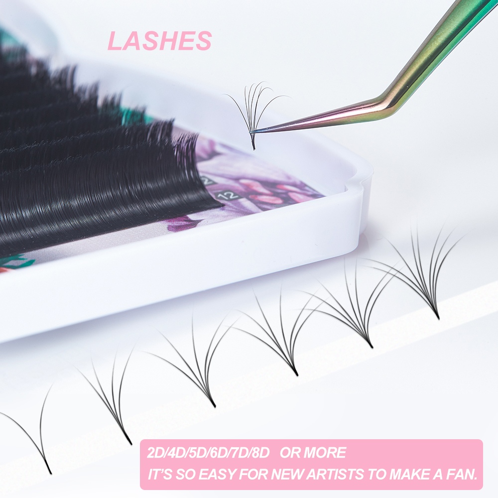Eyelash Extension Yelix - Yelix Standard Easy Fan Lashes Easy