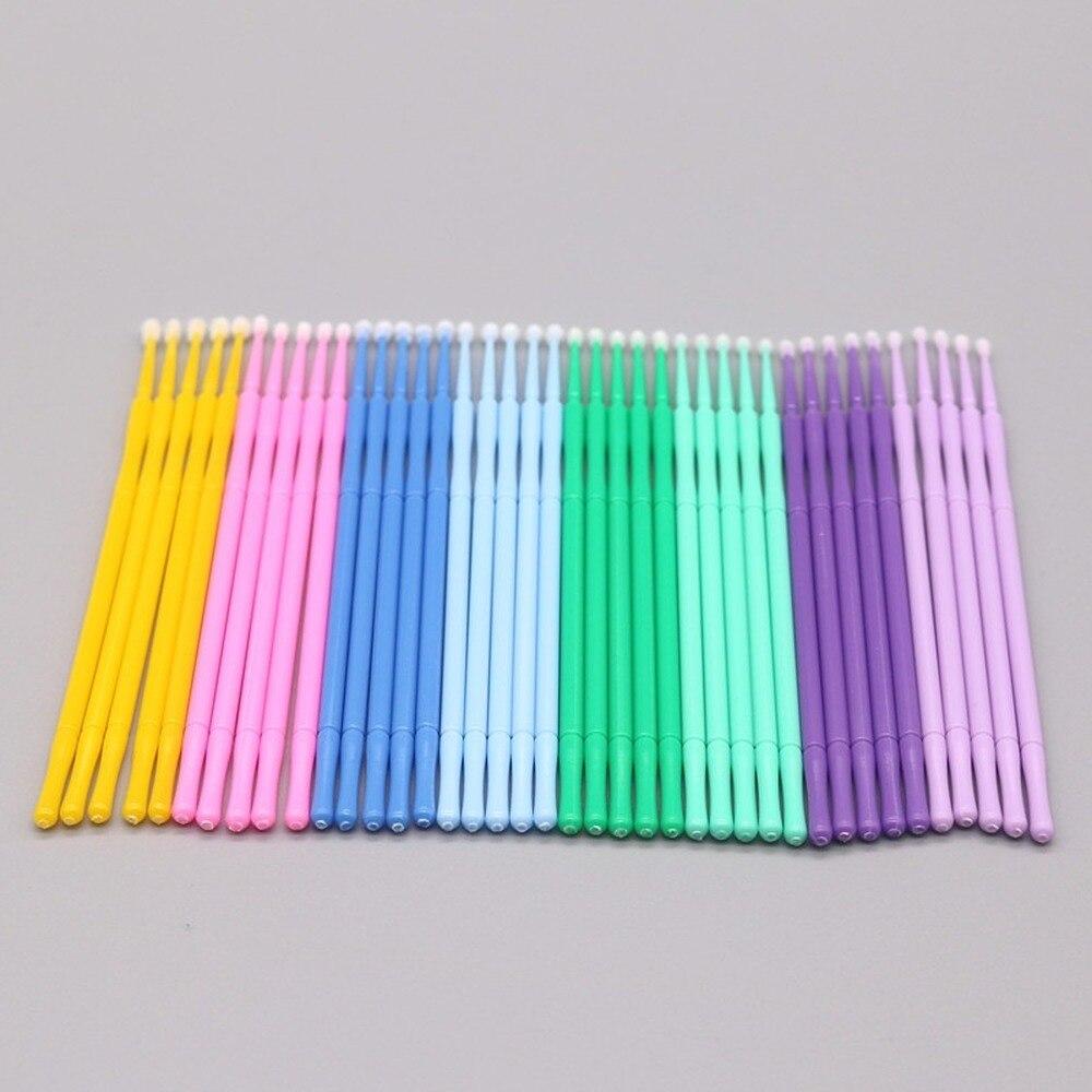 Eyelash Extension Last - 100pcs/lot Micro Brushes Make Up Eyelash