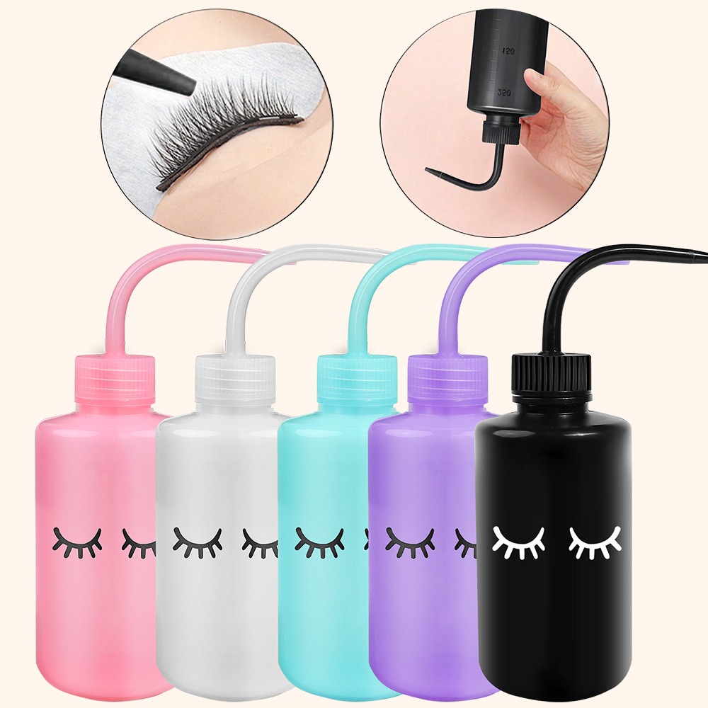 Refill Eyelash Extension - 250ml Eyelash Cleaning Bottle No Spill