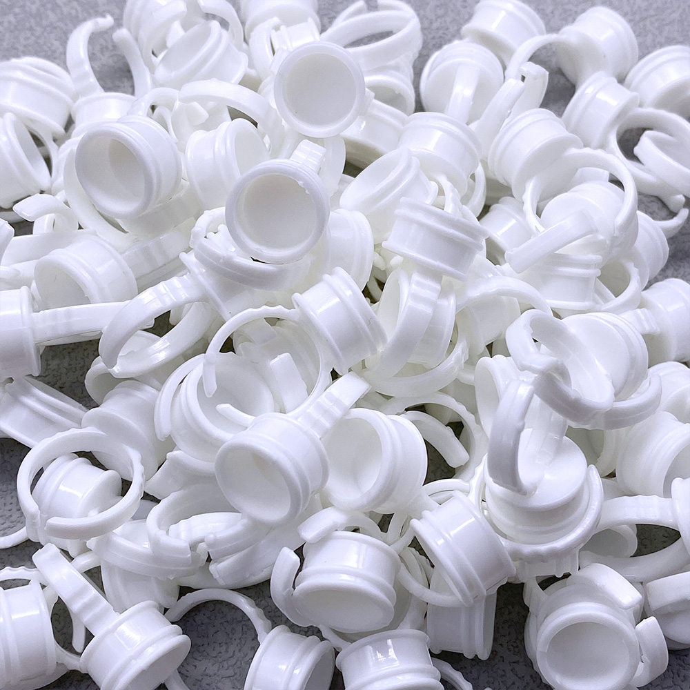 100Pcs Disposable Glue Ring Cu - Eyelash Extension Last review and price