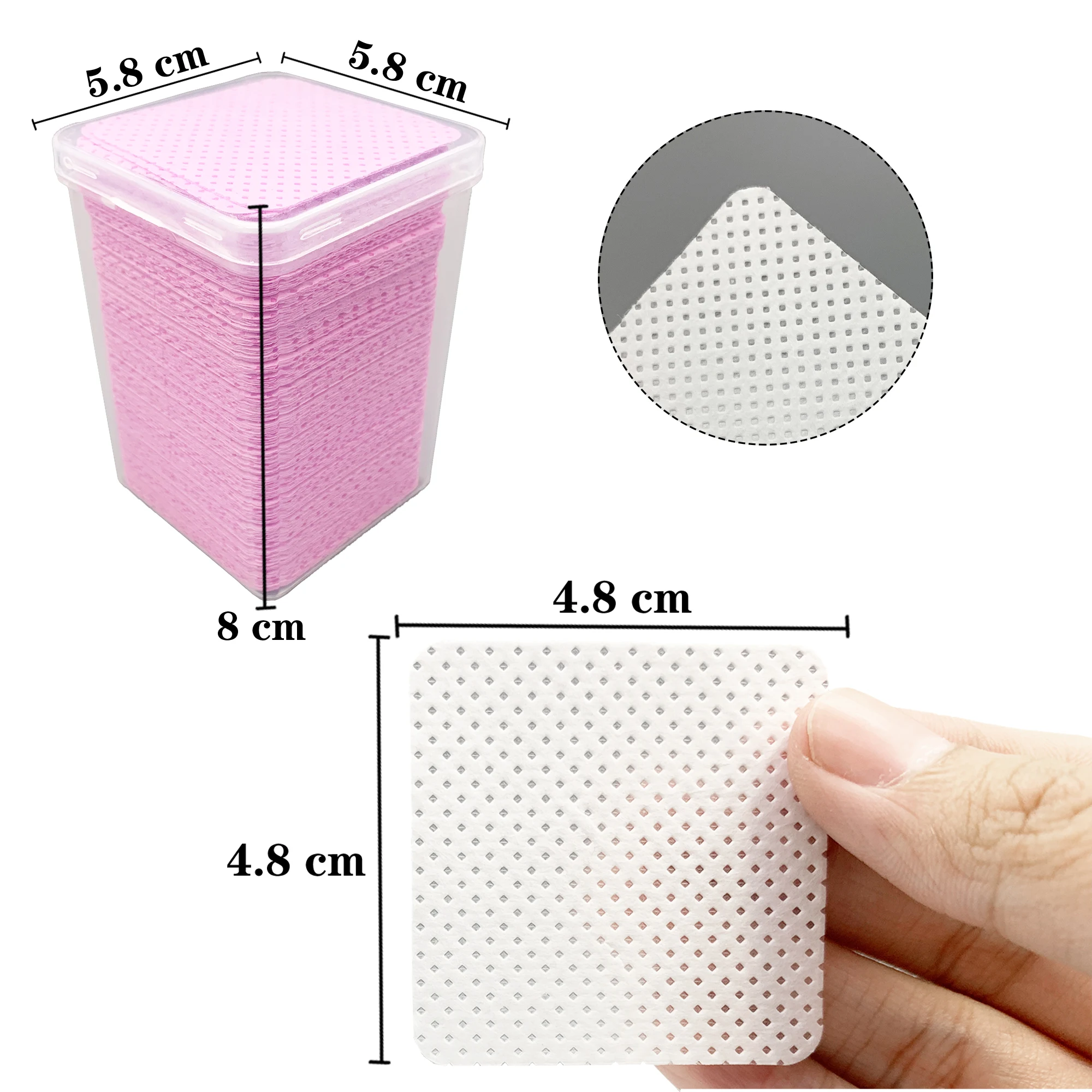 200Pcs/Box Lint Free Nail Wipe - Lash Removal Cream review and price