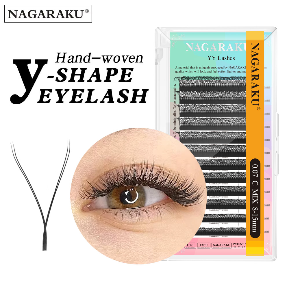 NAGARAKU YY Shape Hand Woven P - Eyelash Extension Yelix review and price