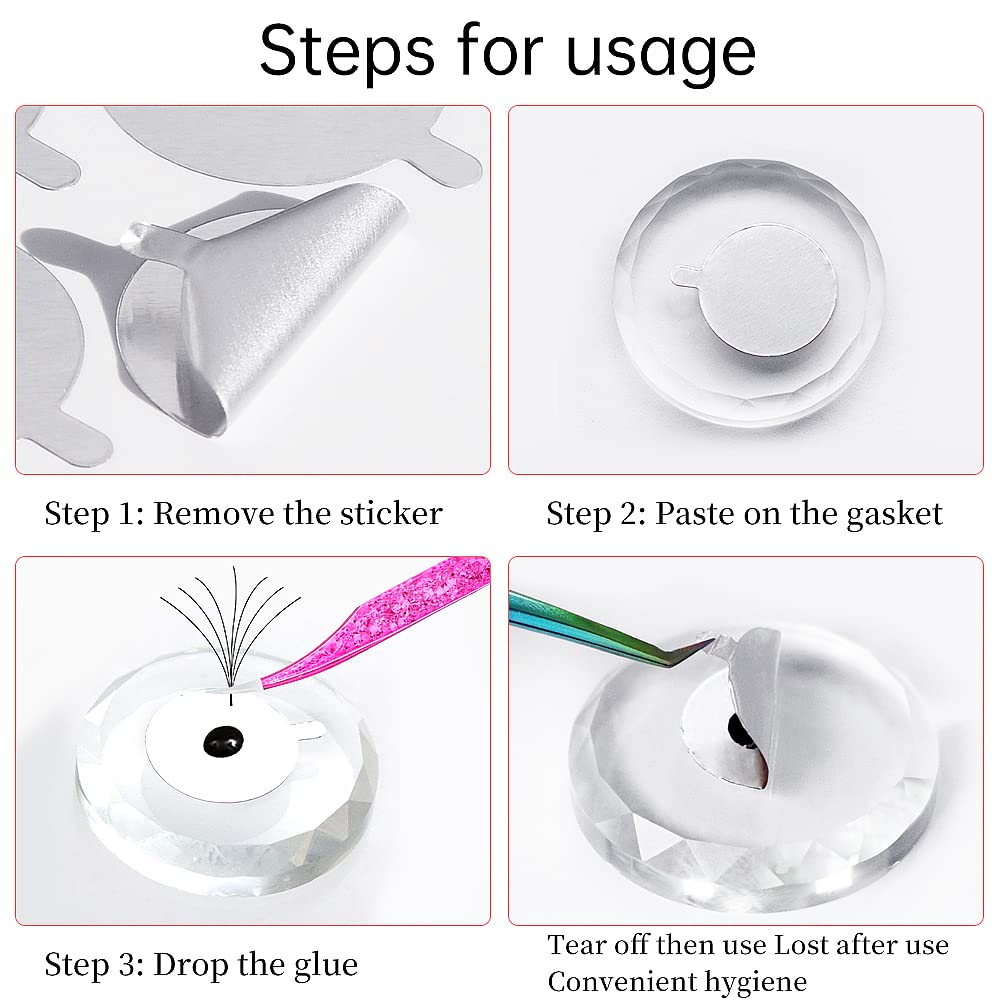 300pcs Foil Sticker Pads(10 Sh - Eyelash Extension Last review and price