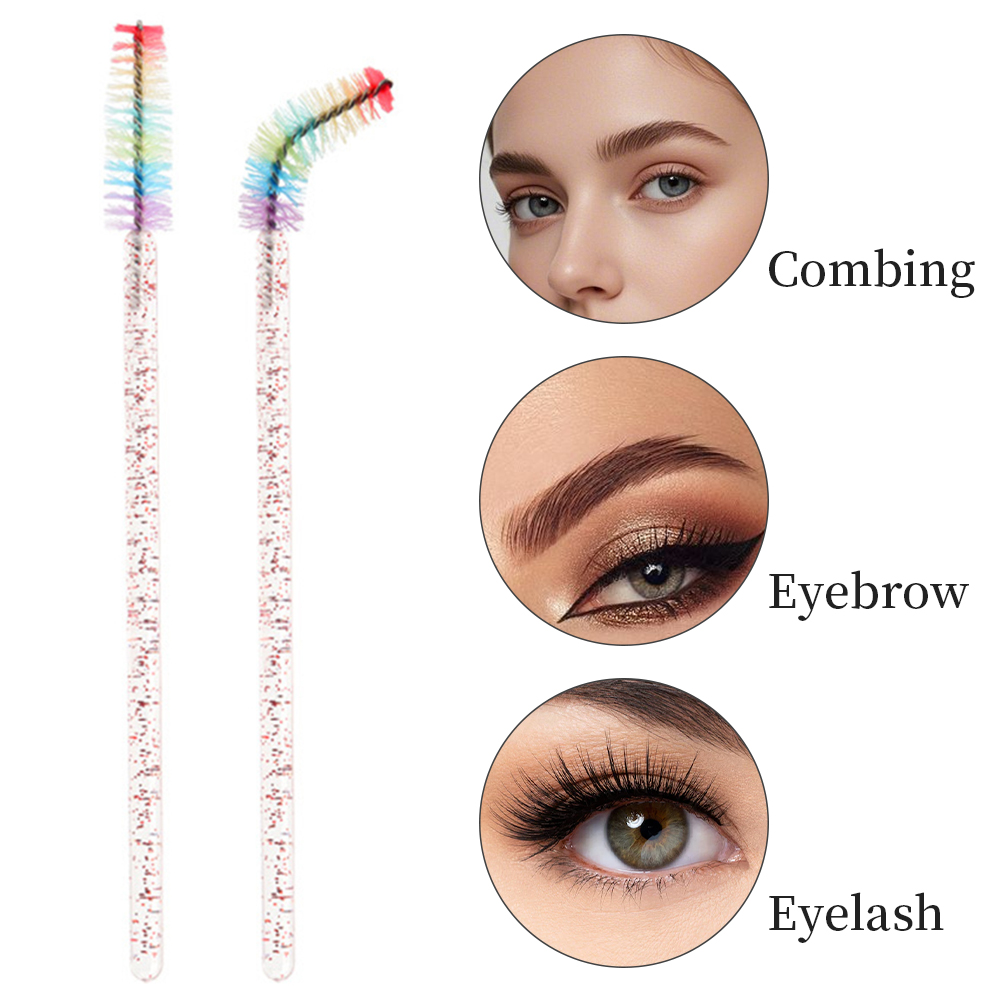 50PCS Rainbow Crystal Eyelash  - Eyelash Extension Last review and price