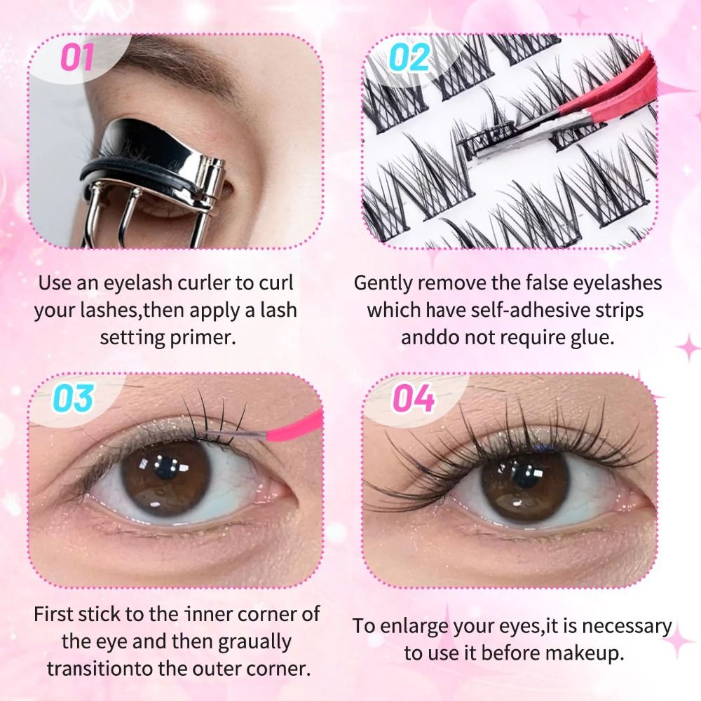 24 Rows 8-13mm Length False Ey - Eyelash Extension No 8 review and price