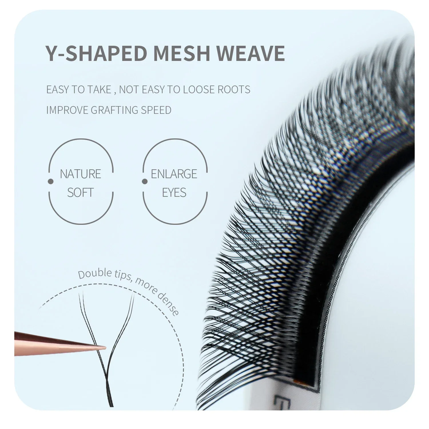 ANNAFRIS Brown W Shape Lash Ex - Eyelash Extension Yelix review and price