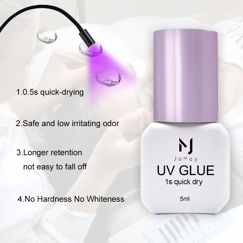 JOMAY UV Glue 0.5S Eyelash Glu - Sensitive Lash Glue review and price