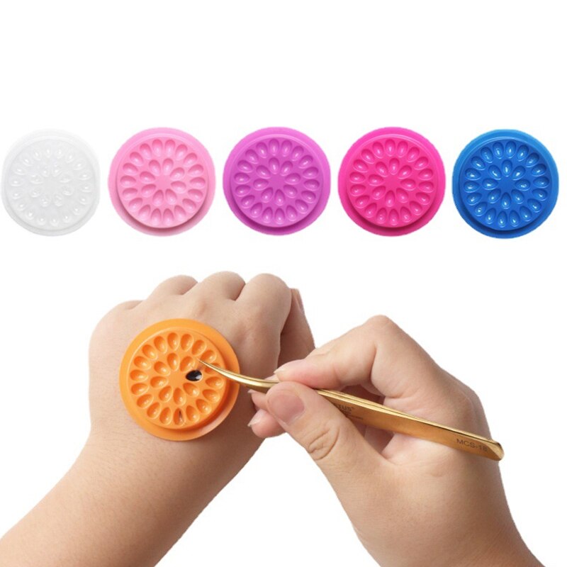 100pcs Eyelash Glue Holder Eye - Eyelash Extension Last review and price