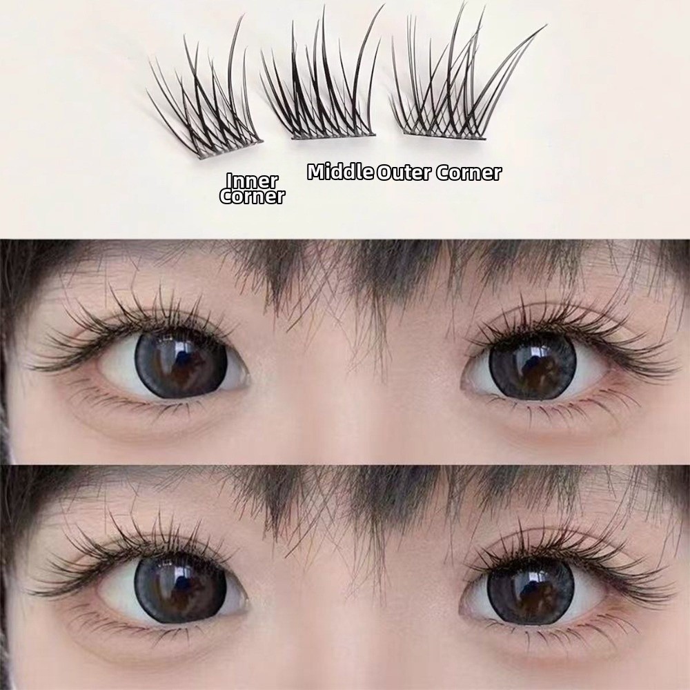 60 Clusters Black Self Adhesiv - Eyelash Extension No 8 review and price