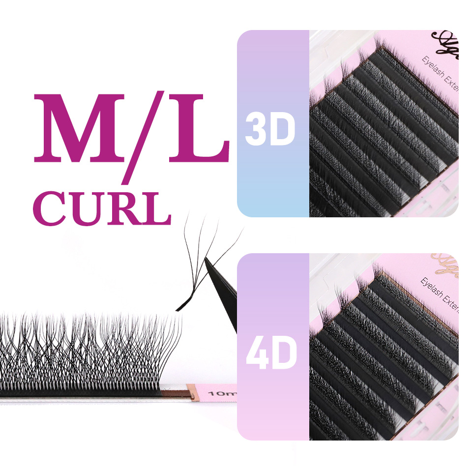 L M (LU ) Curl W Shape Eyelash - Eyelash Extension Yelix review and price
