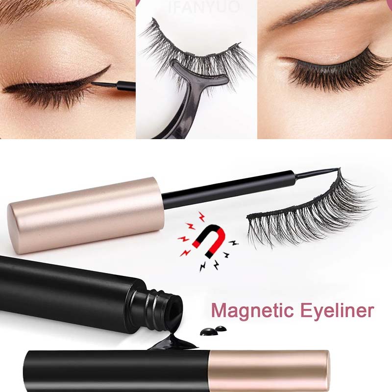 1/2Pcs Black Magnetic Eyeliner - Eyelash Extension Glue For Sensitive Eyes review and price